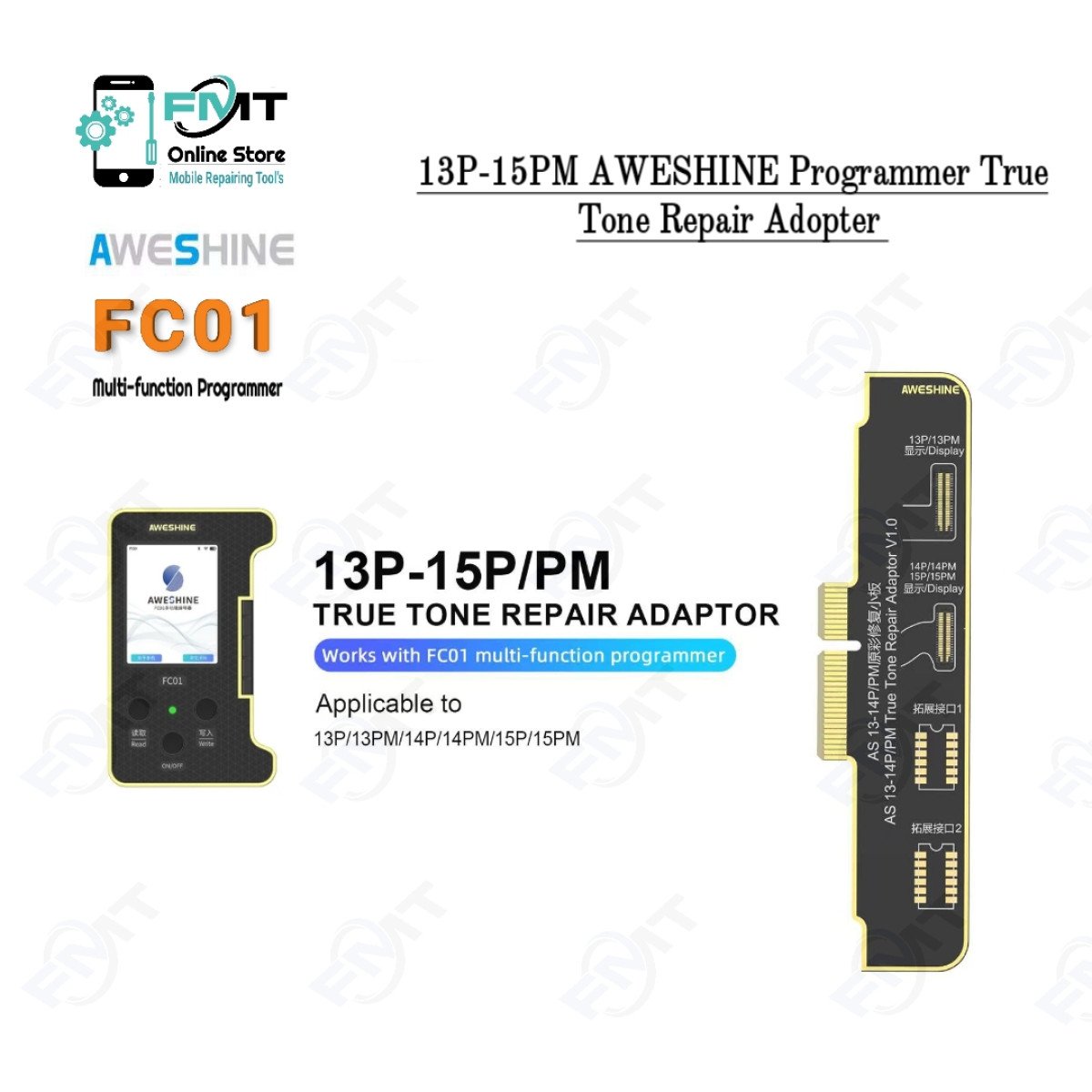 13P-15PM AWESHINE Programmer True Tone Repair Adopter