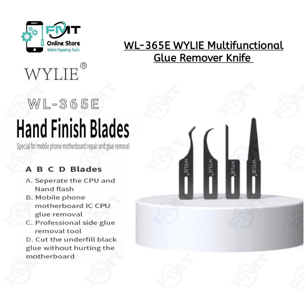 WL-365E WYLIE 4in1 Hand Polished Blades