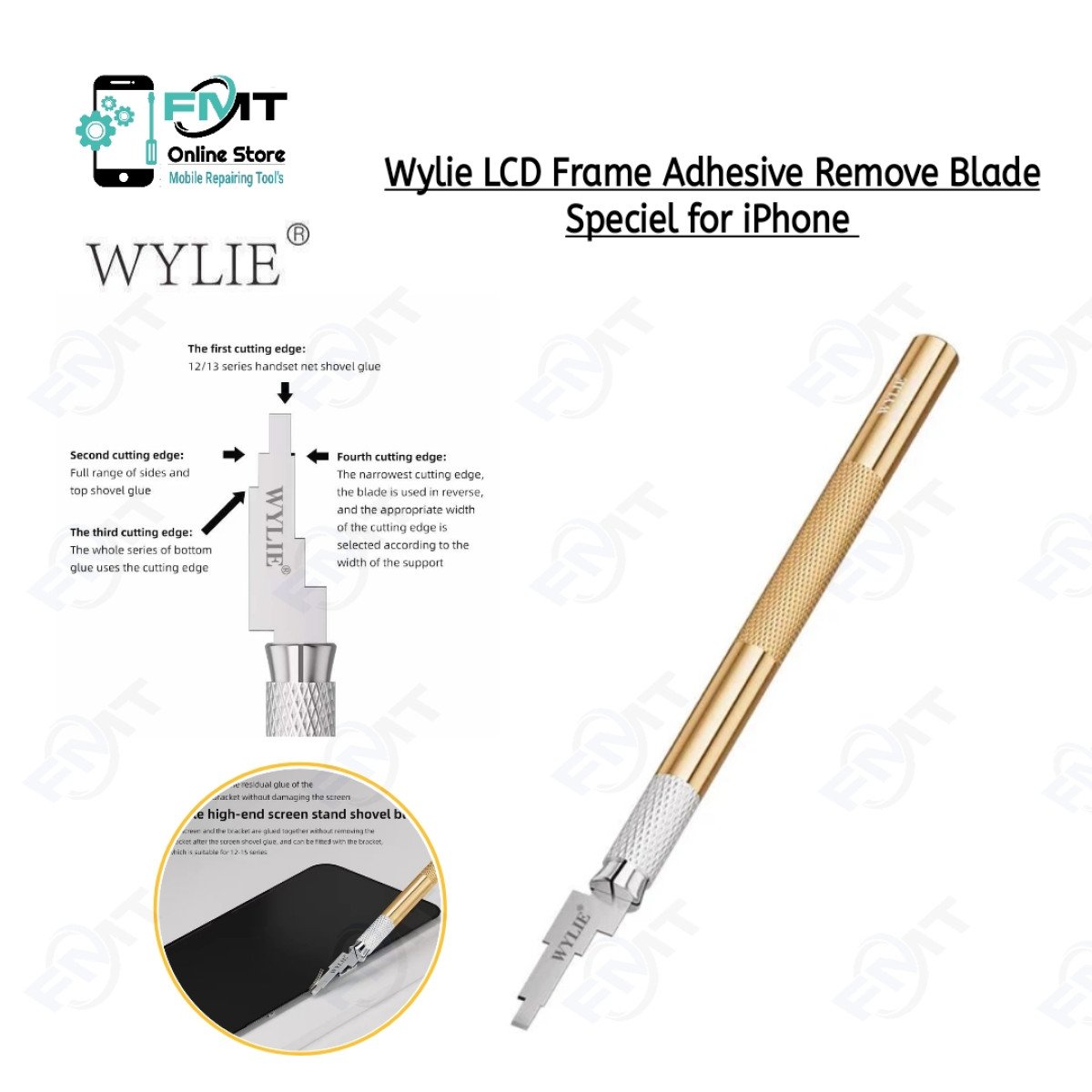 WYLIE LCD FRAME ADHESIVE REMOVE BLADE SPECIEL FOR IPHONE