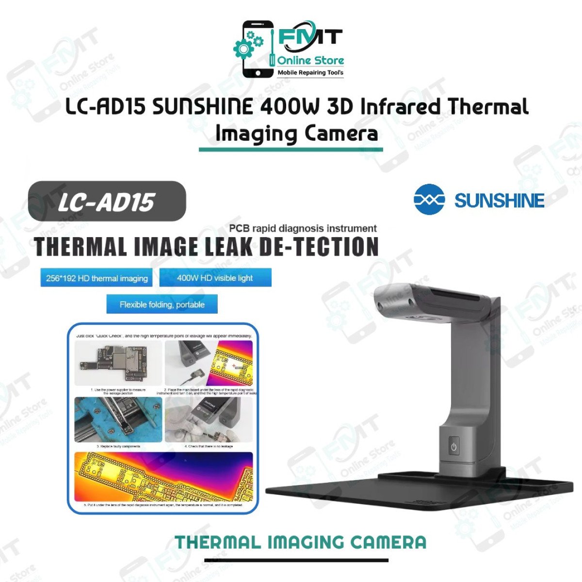 LC-AD15 SUNSHINE 400W 3D Infrared Thermal Imaging Camera