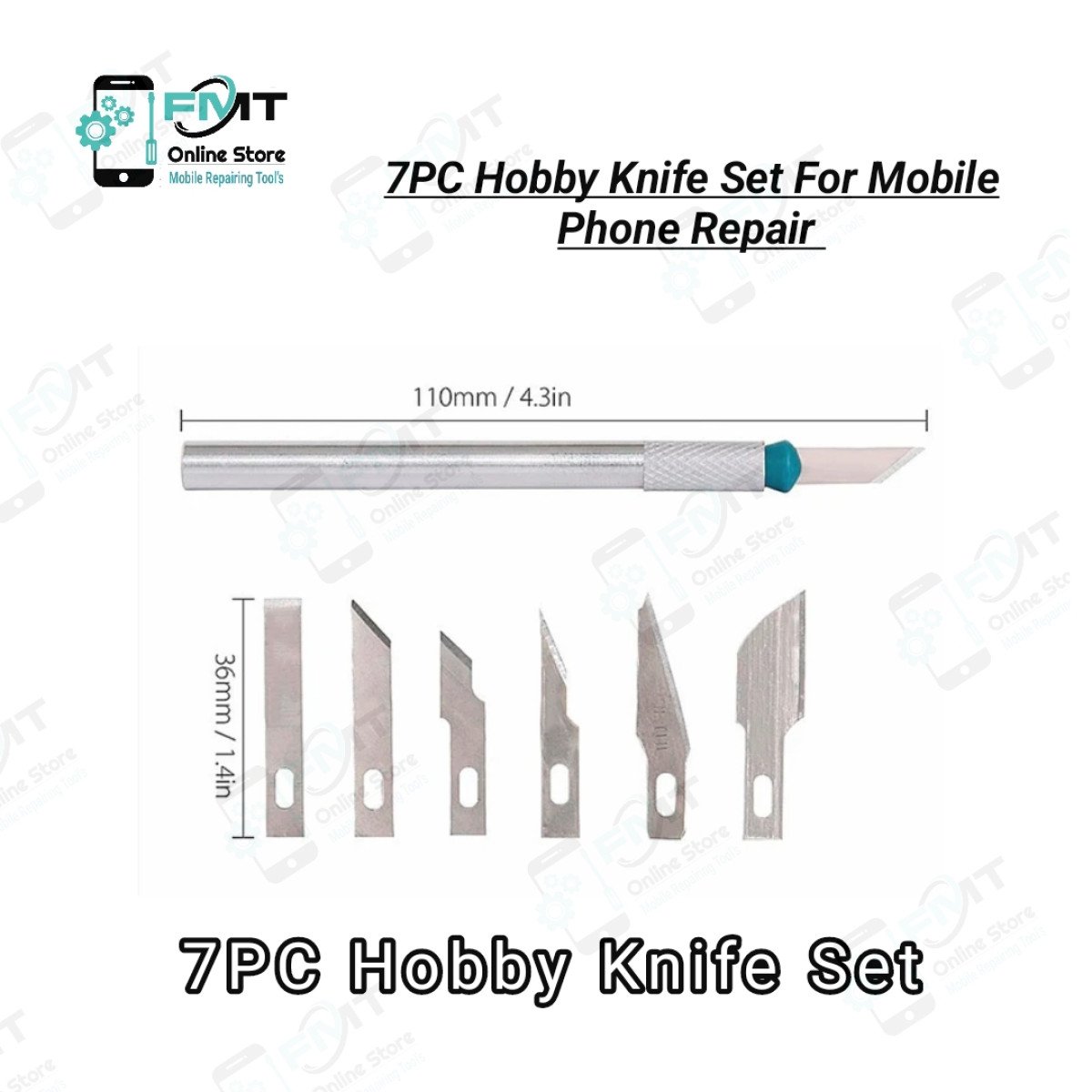 7PC Hobby Knife Set For Mobile Phone Repair