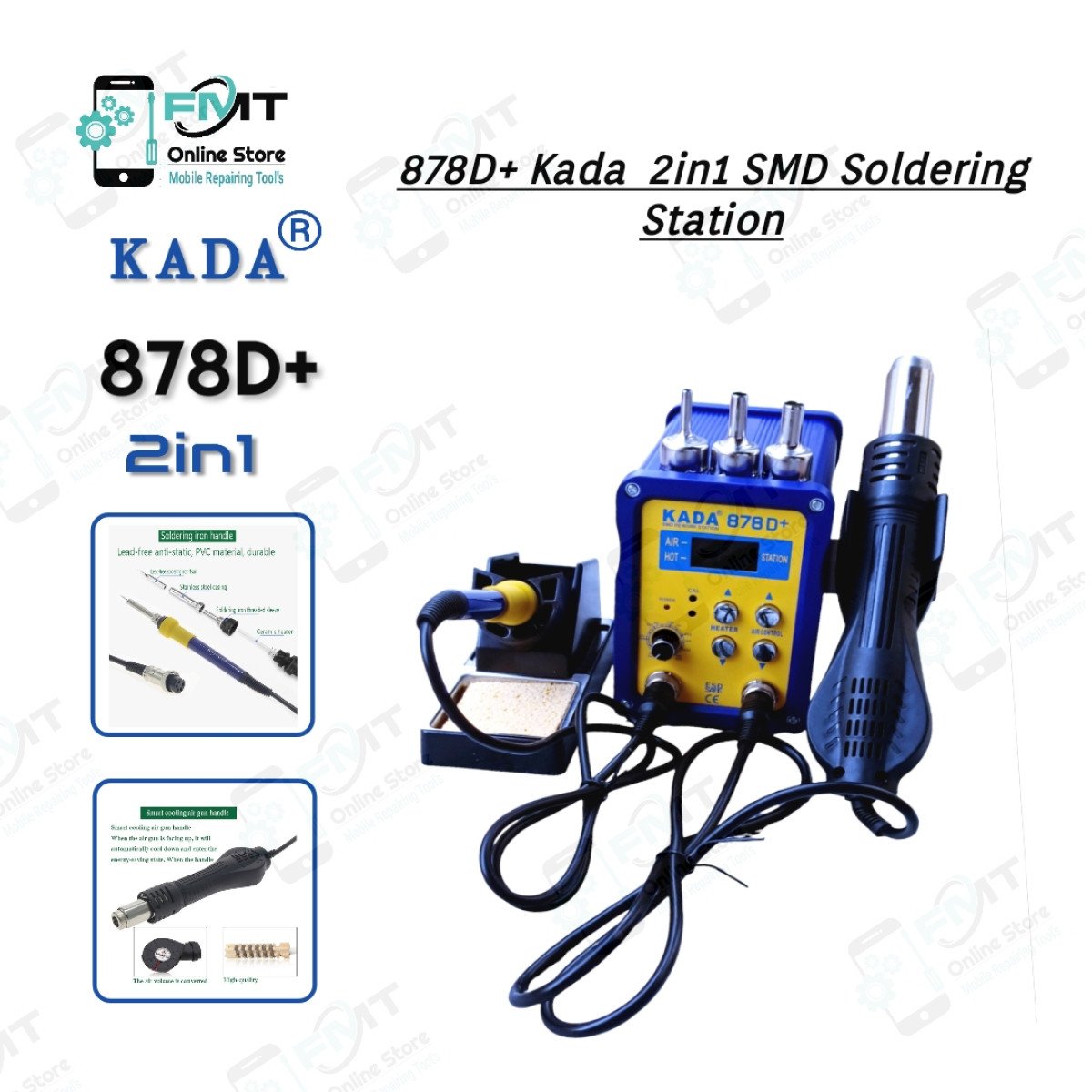 878D+ Kada 2in1 SMD Soldering Station