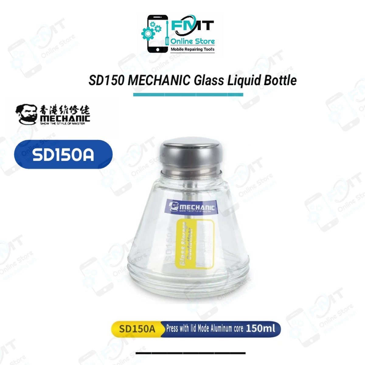 SD150A MECHANIC  Glass Pressure Type Liquid Bottle