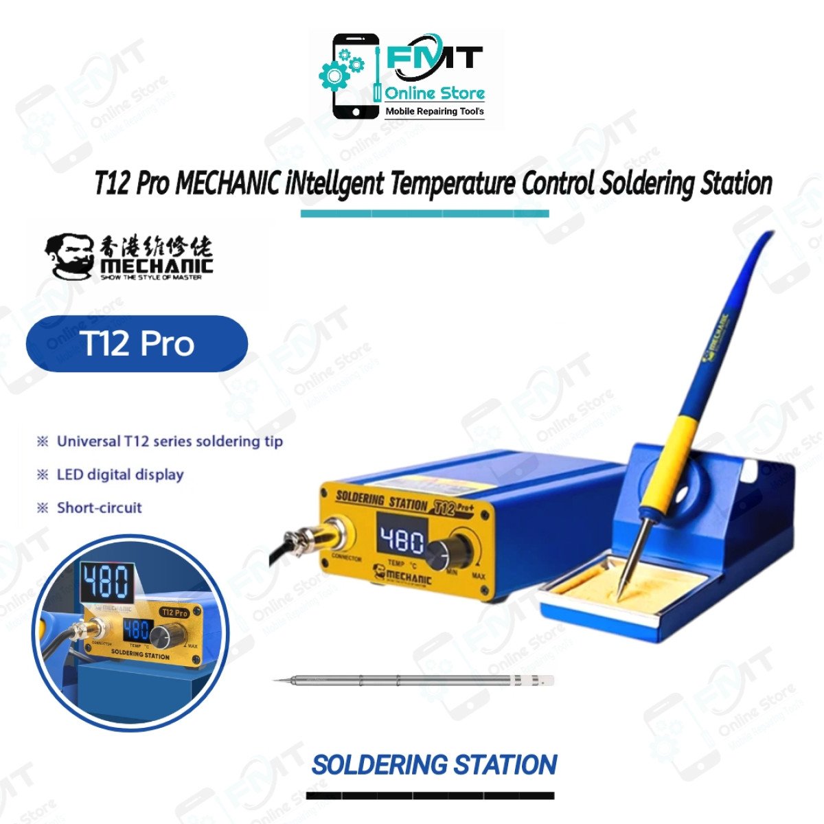 T12 Pro MECHANIC iNtellgent Temperature Control Soldering Station