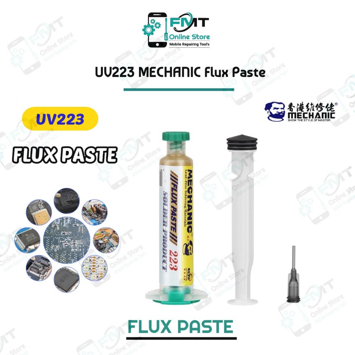 UV223 MECHANIC 10CC Flux Paste