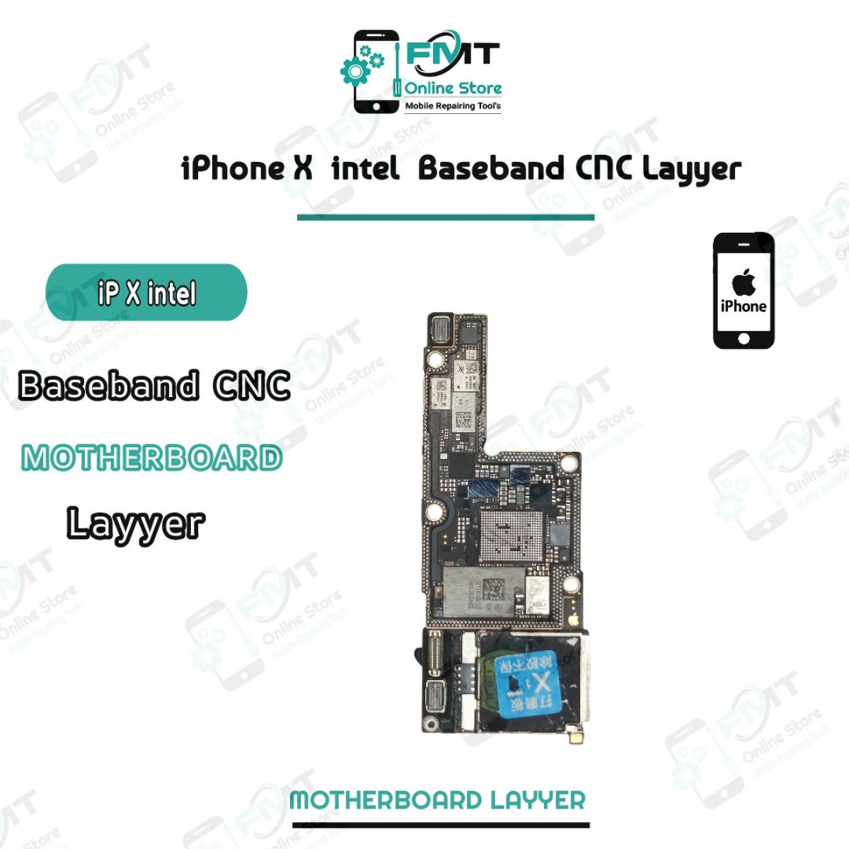 iPhone X intel Baseband CNC Layyer
