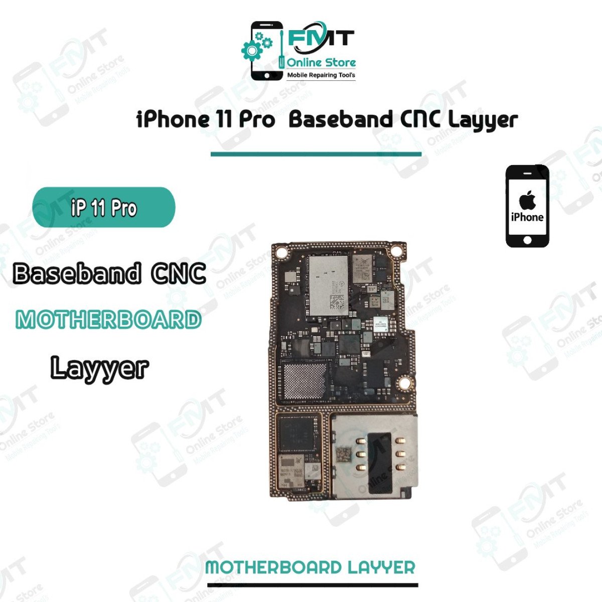 iPhone 11 Pro Baseband CNC Layyer