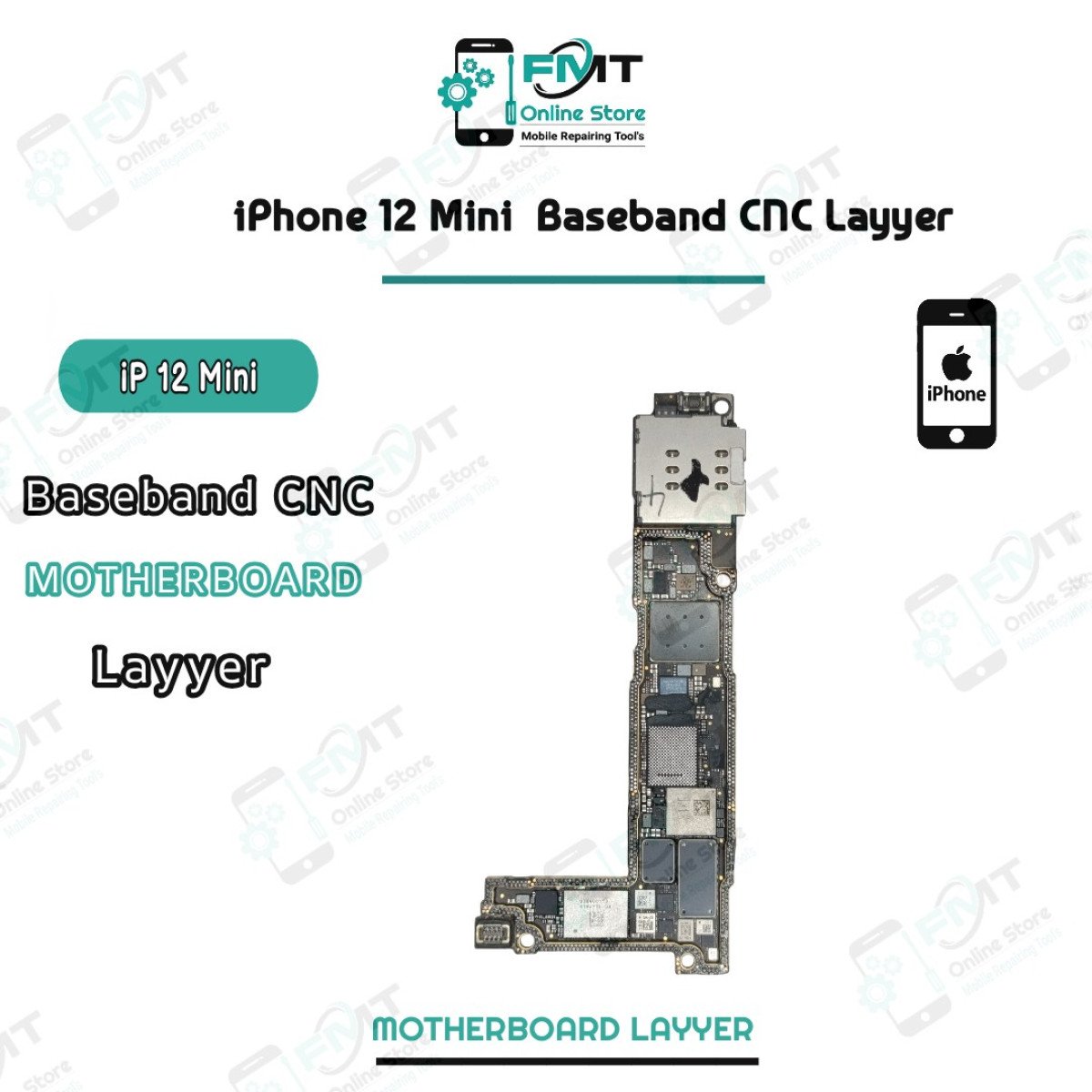 iPhone 12 Mini Baseband CNC Layyer