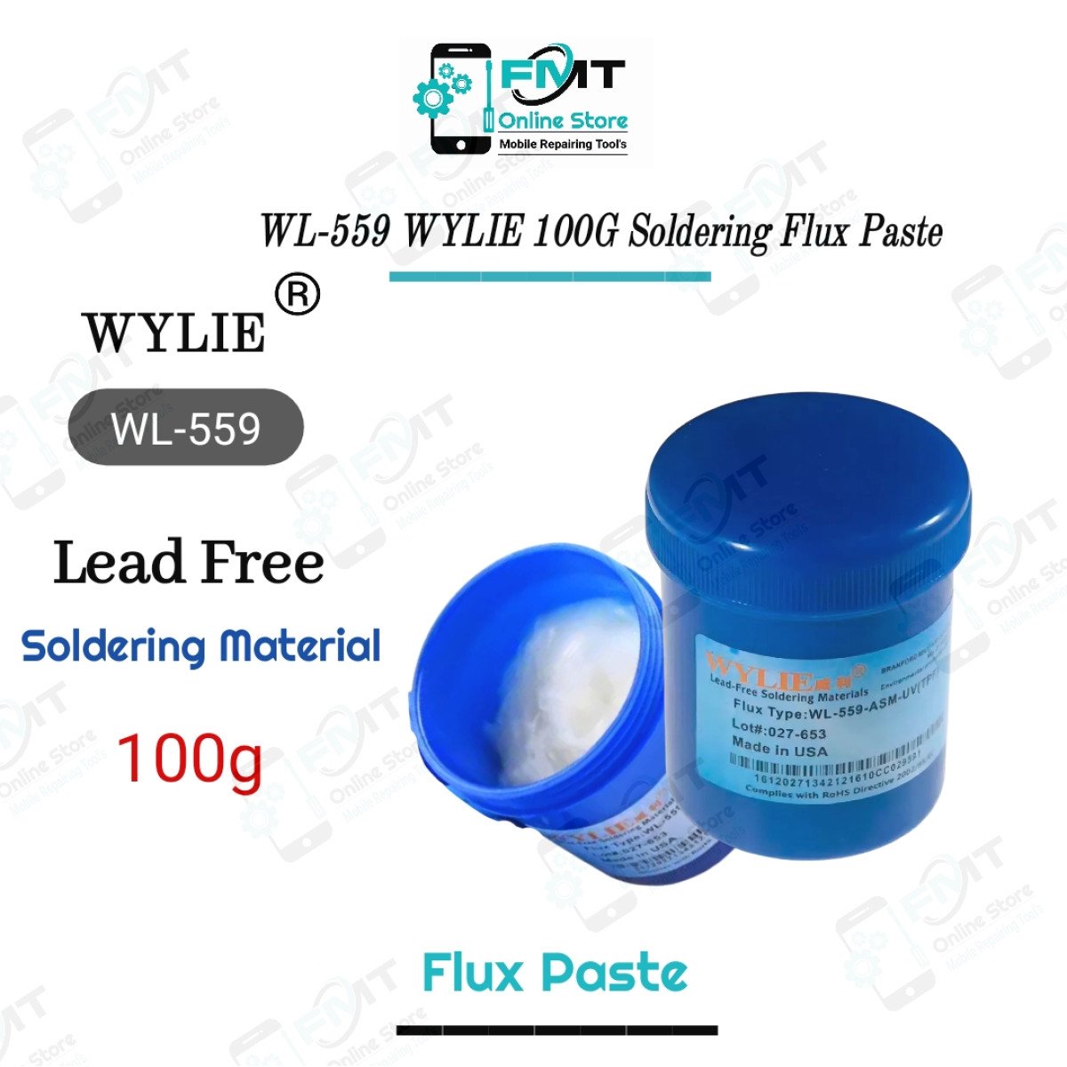WL-559 WYLIE 100G Solder Flux Paste