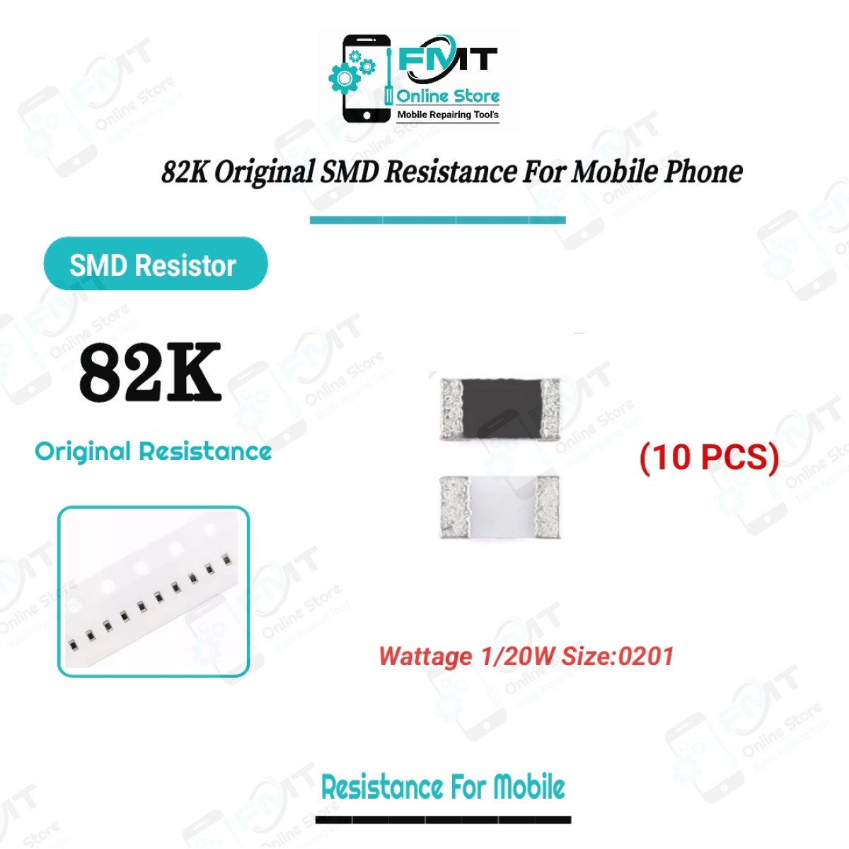 82K 10pcs Original SMD Resistance For Mobile Phone