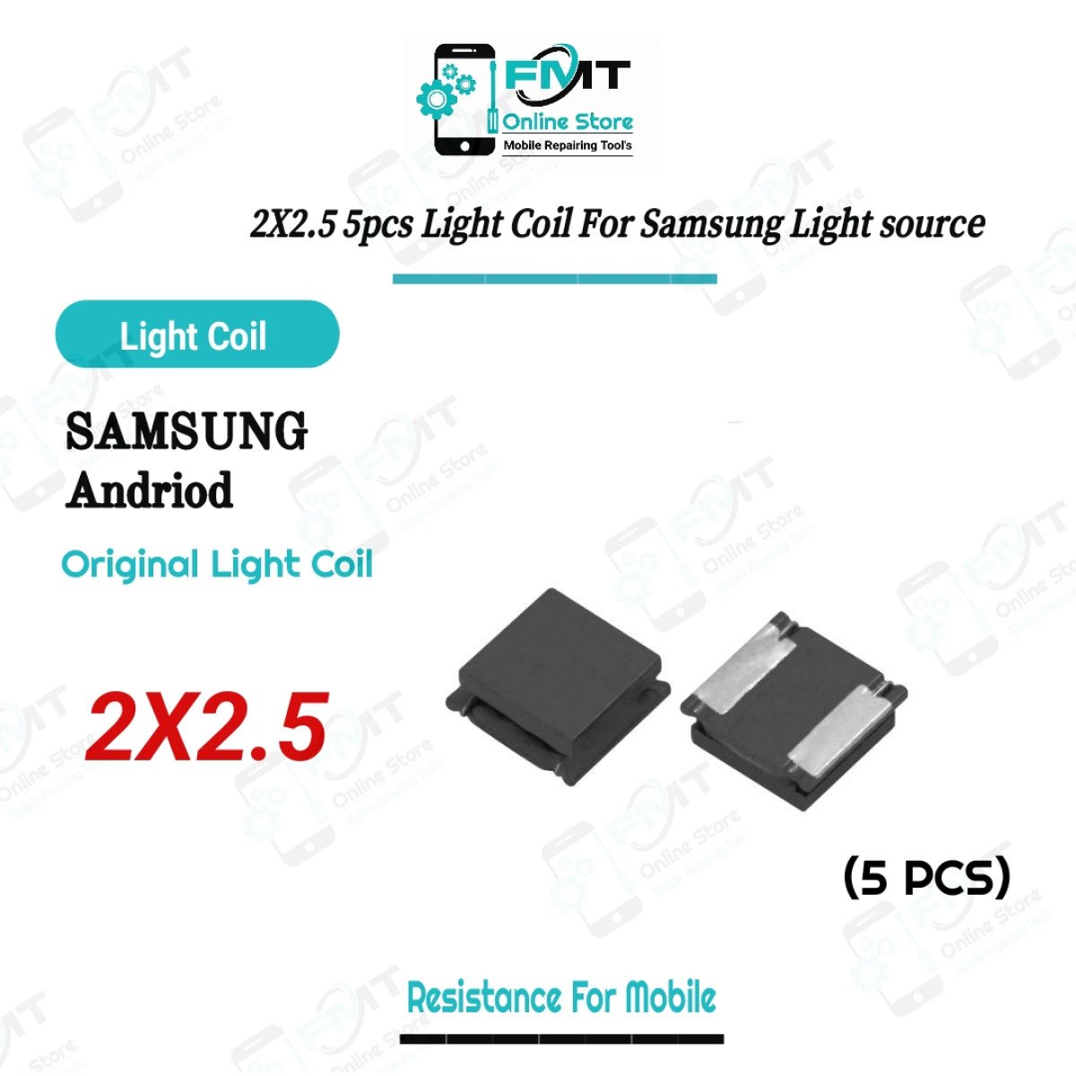2X2.5 5pcs Light Coil For Samsung