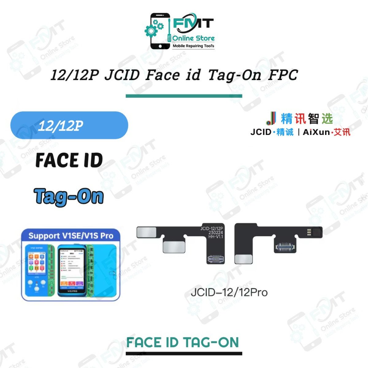 iPhone 12/12P JCID Face id Tag-On FPC