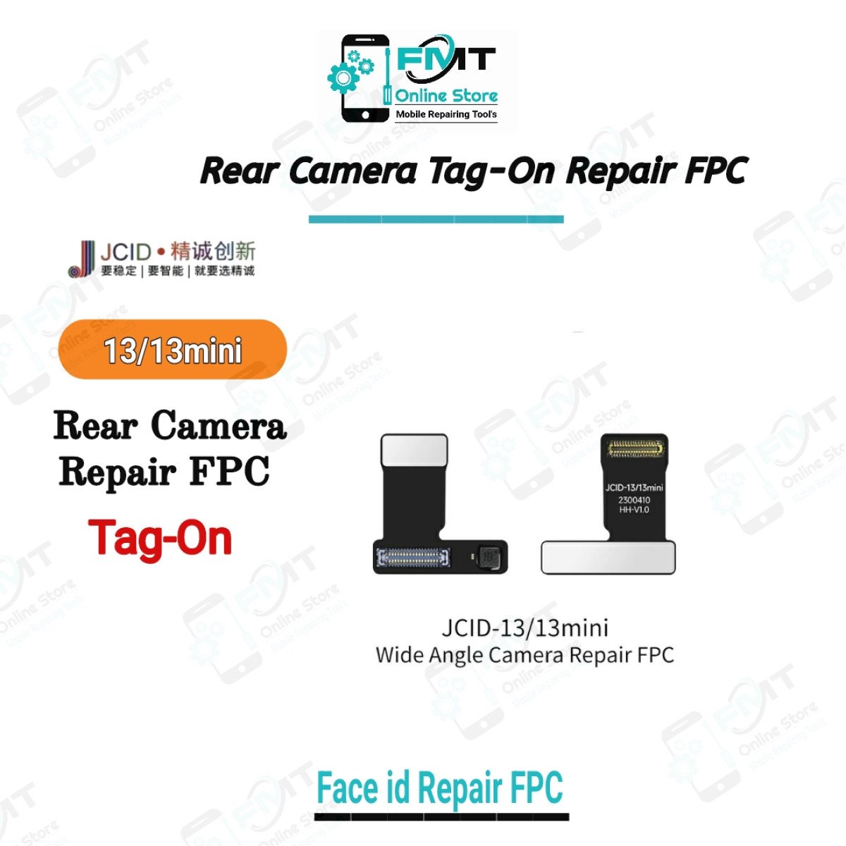 13/13mini JCID Tag-On Rear Camera Repair FPC