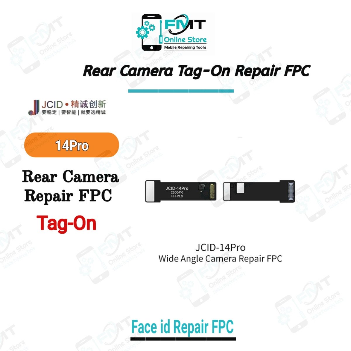 14Pro JCID Tag-On Rear Camera Repair FPC