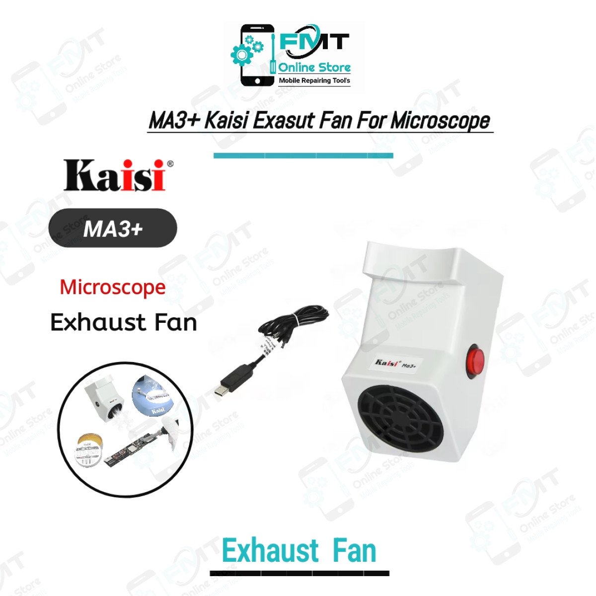 MA3+ Kaisi Exasut Fan For Microscope