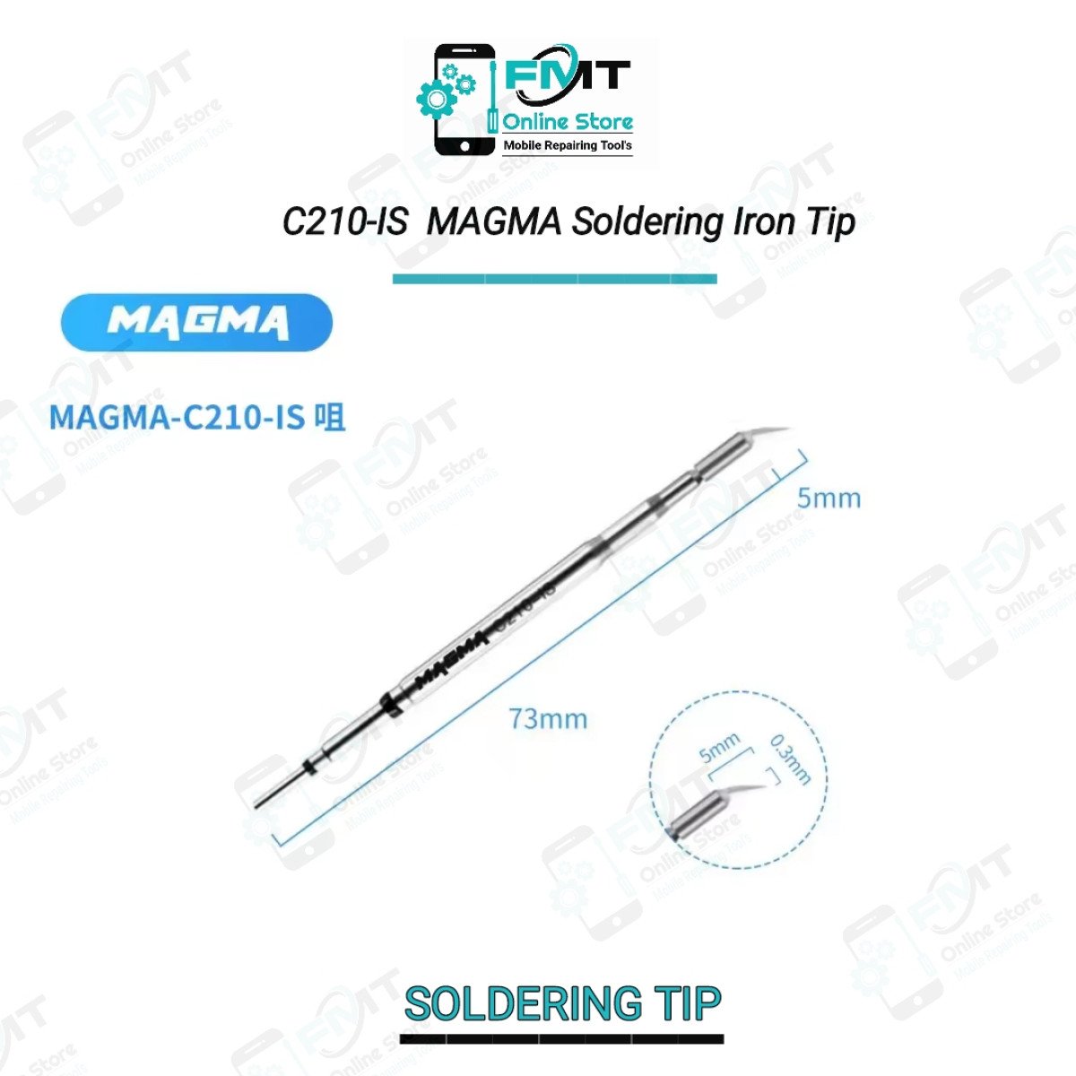 C210-IS MAGMA Soldering Iron Tip