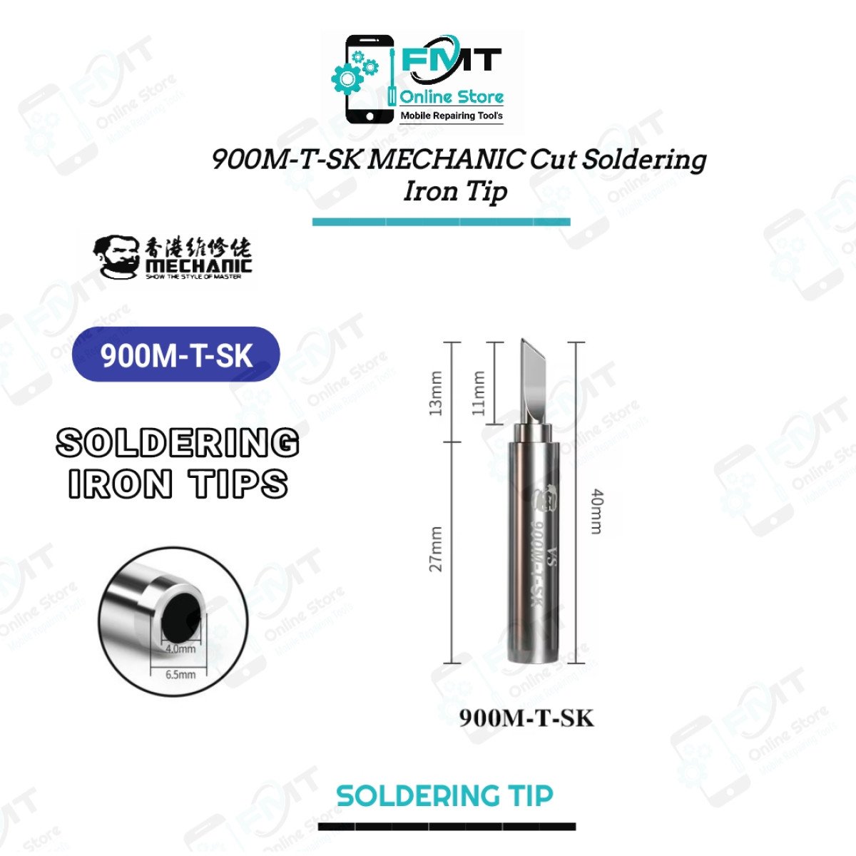 900M-T-SK MECHANIC VS CUT High Precision Soldering Iron Tips