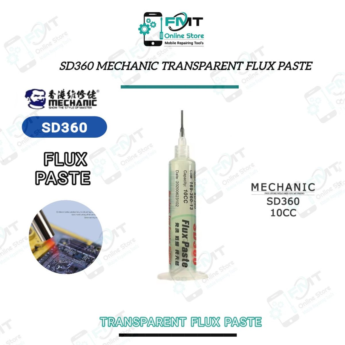 SD360 MECHANIC Transparent Flux Paste