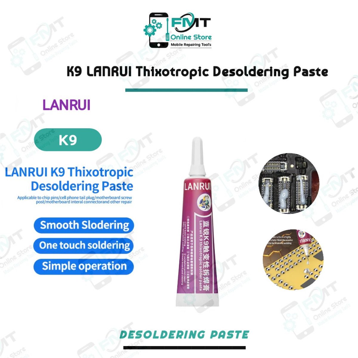K9 LANRUI Thixotropic Desoldering Paste