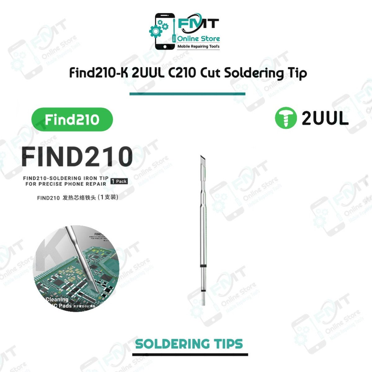Find210-K 2UUL C210 Cut Soldering Iron Tip