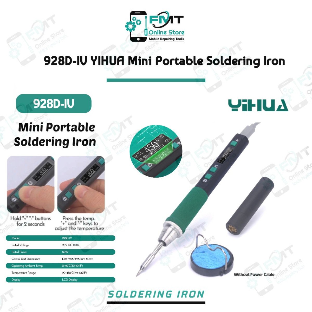 928D-IV YIHUA Mini Portable Soldering Iron