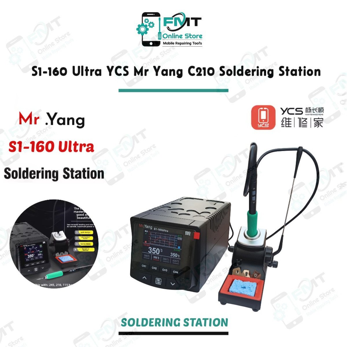 S1-160 Ultra YCS Mr Yang C210 Soldering Station