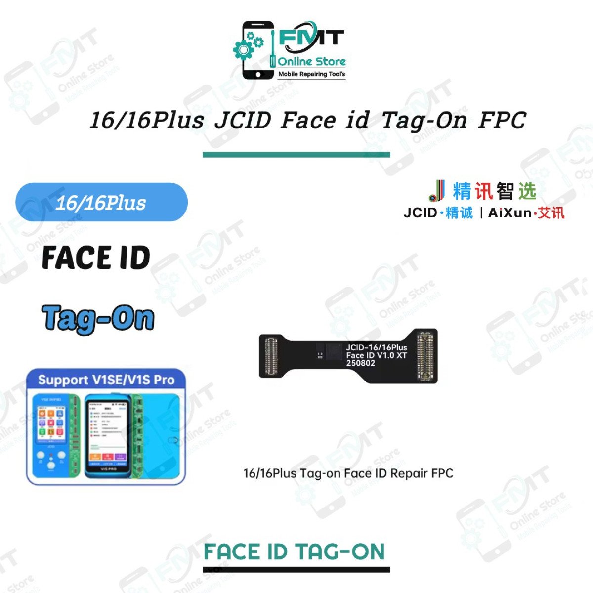 iPhone 16/16Plus JCID Face id Tag-On FPC