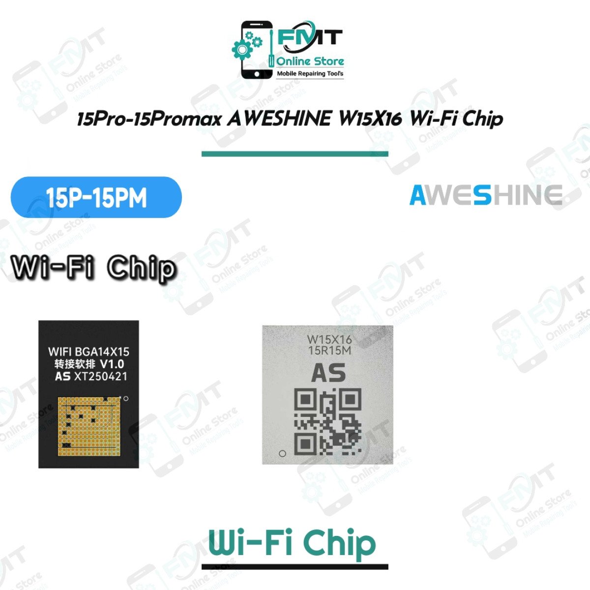 15P-15PM AWESHINE W15X16 Wi-Fi Chip