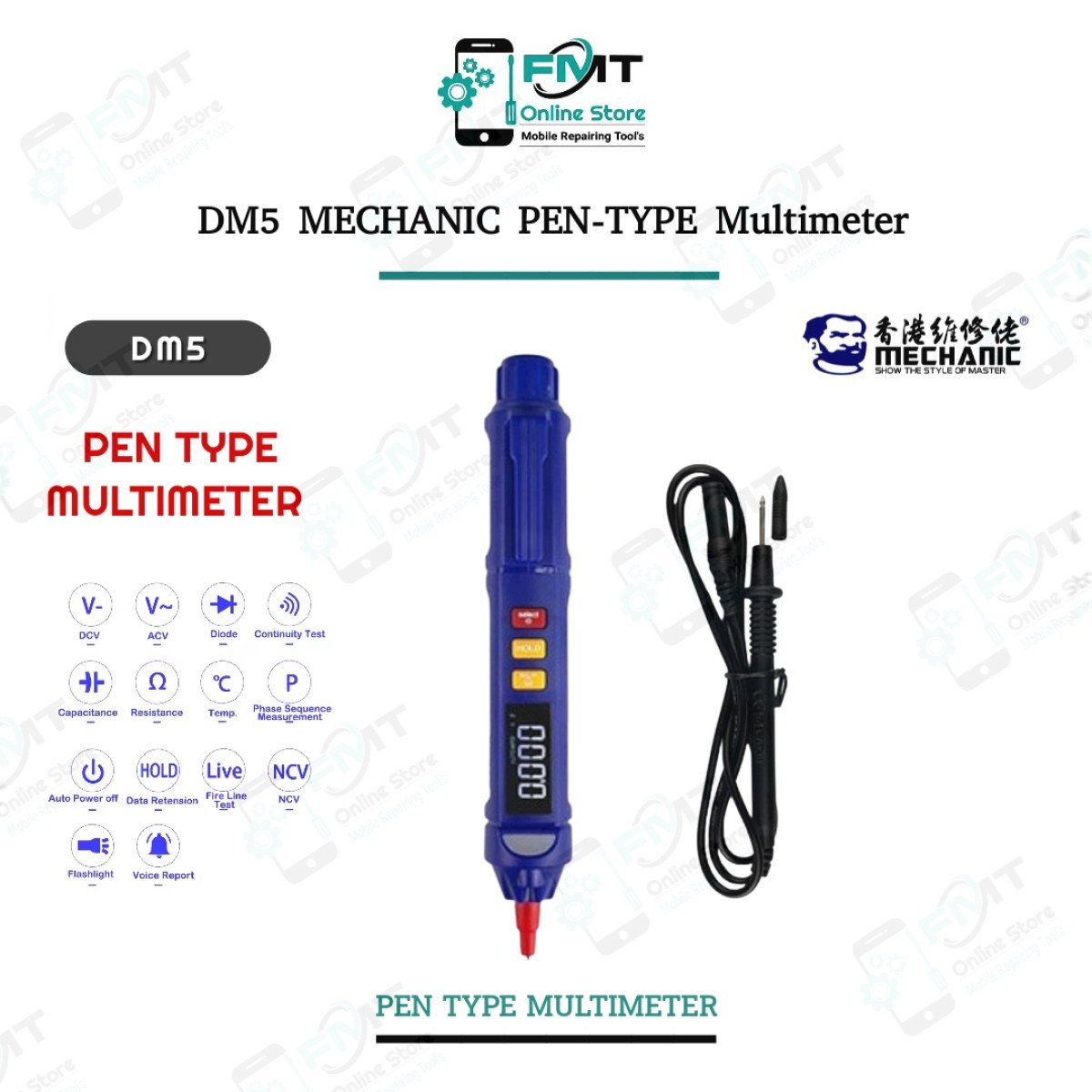 DM5 MECHANIC PEN-TYPE Multimeter