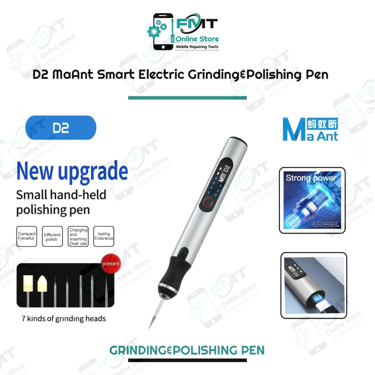 D2 MaAnt Smart Electric Grinding&Polishing Pen