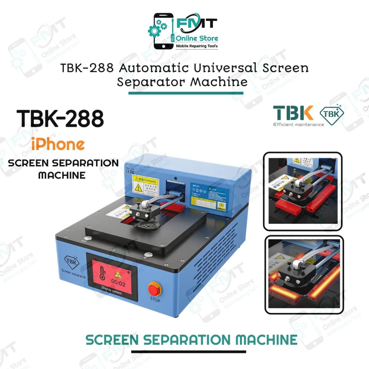 TBK-288  Automatic, Universal Screen Separator Machine For Mobile Phones
