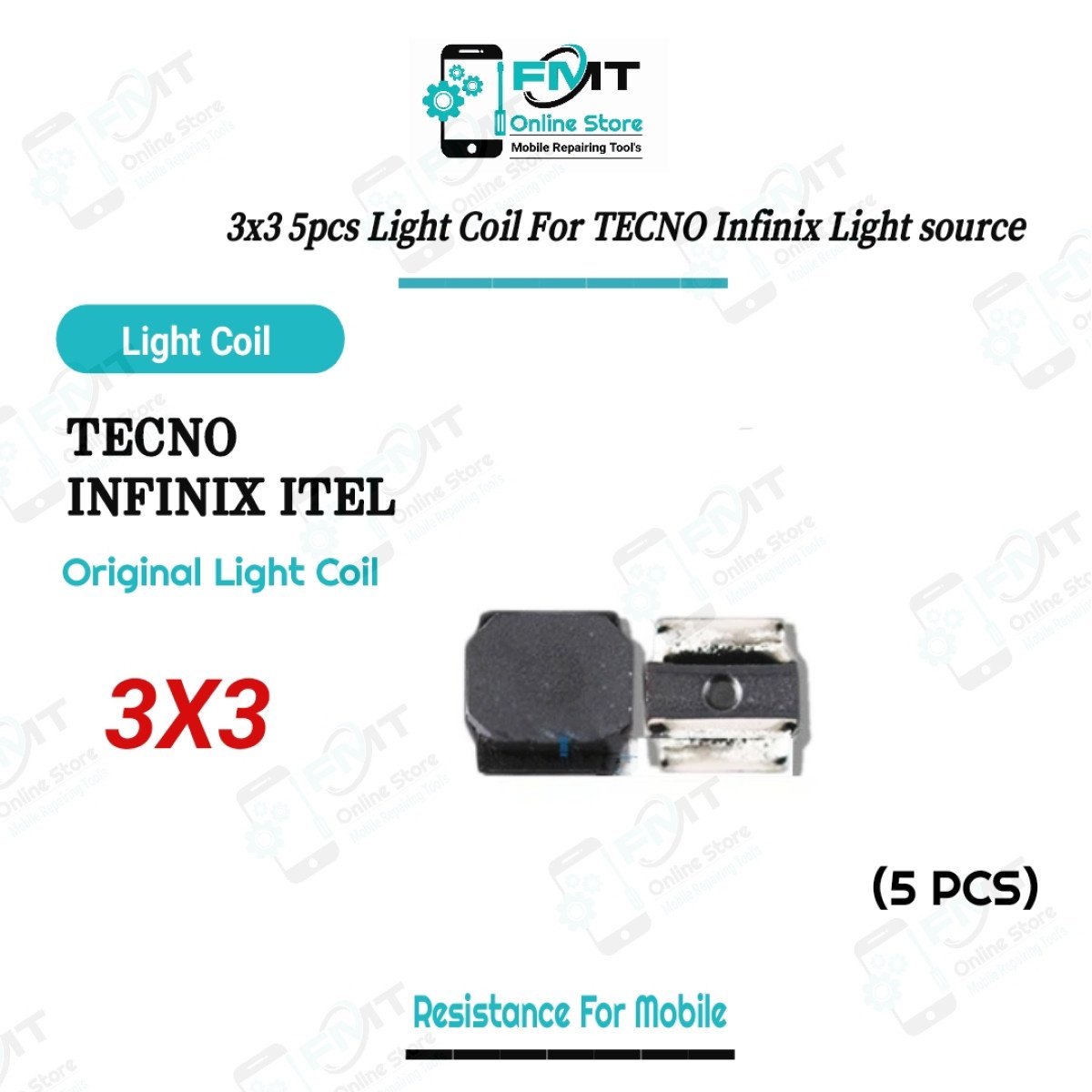 3x3 5pcs Light Coil For TECNO Infinix